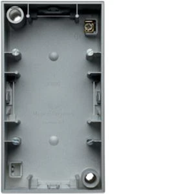 S.1 Surface-mounted double-gang mat aluminum box
