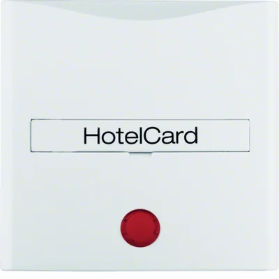 S.1/B.3/B.7 Cap with print and red lens connection hotel, white