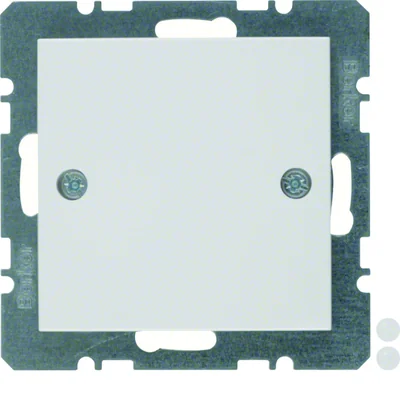 S.1/B.3/B.7 Copertura con elemento centrale avvitabile, bianco lucido
