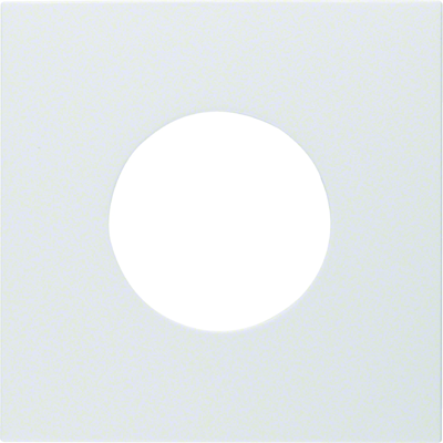 S.1/B.3/B.7 Front plate for switch and light indicator E10 white
