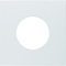 S.1/B.3/B.7 Front plate for switch and light indicator E10 white