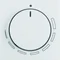 S.1/B.3/B.7 Front plate with knob for speed regulator white