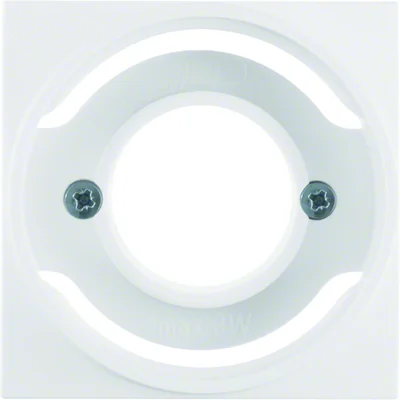 S.1/B.3/B.7 Placa frontal para intermitente semáforo E14, blanco