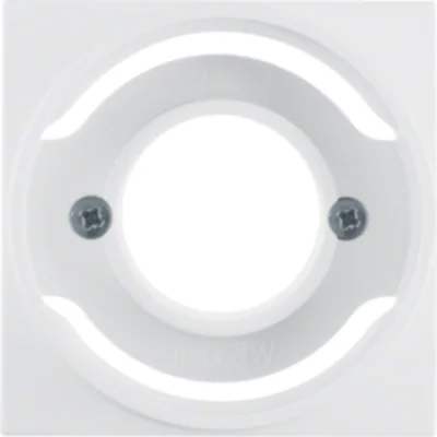 S.1/B.3/B.7 Placa frontal para intermitente semáforo E14, blanco
