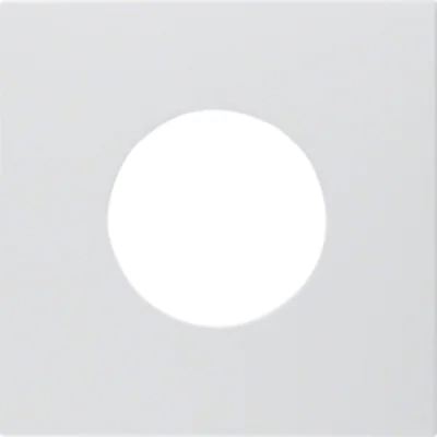 S.1/B.3/B.7 Placa frontal para interruptor y señal luminosa E10 blanco