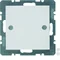 S.1/B.3/B.7 Tapa con elemento central atornillable, blanco brillo