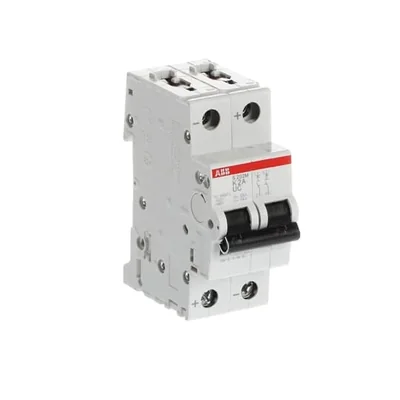 S202M-K2UC Leistungsschalter | 2-polig | K-Zeichen | 2 A | 10 kA | AC/DC |