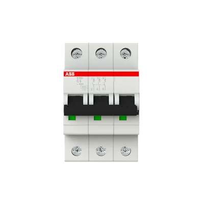S203-C6 Leitungsschutzschalter | 3-polig | C-Zeichen | 6 A | 6 kA | Wechselstrom |