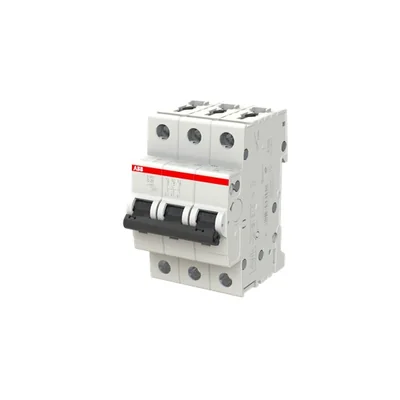 S203-D25 circuit breaker | 3P | D character | 25A | 6kA | AC |