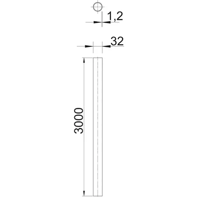S32W FT Stahlrohr ohne Gewinde