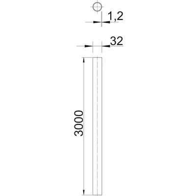 S32W G Steel pipe without thread