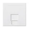 S500 1x RJ board with INFRA+ cover pure white