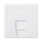 S500 1x RJ board with ITT CANNON cover pure white
