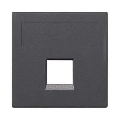 S500 1x scheda RJ senza coperture INFRA+, grigio grafite