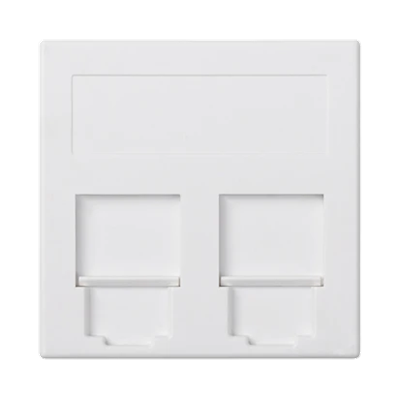 S500 2x RJ board with covers INFRA+ pure white