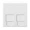 S500 2x RJ board with covers INFRA+ pure white