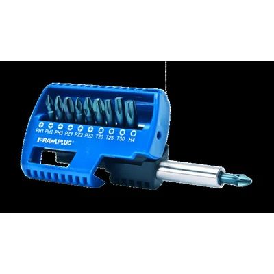 Sada bitů 25mm PH123 PZ123 T202530 H4 + adaptér 60mm