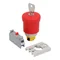 Safety button with key 1 NC contact