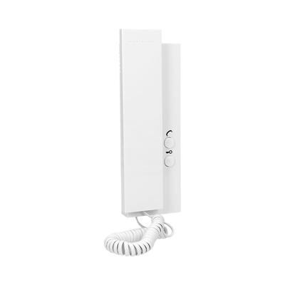 SAGITTA MULTI Interphone bi-familial, 2 fils, en saillie, blanc