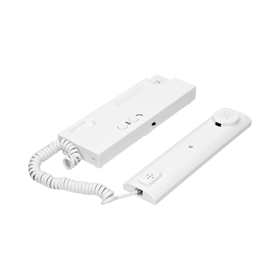 SAGITTA MULTI Interphone bi-familial, 2 fils, en saillie, blanc