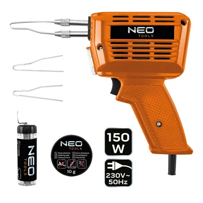 Saldatore con trasformatore da 150 W, in una custodia