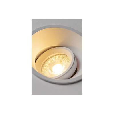 SALTO, FARETTO DA INCASSO A SOFFITTO, IP20, ROTONDO, BIANCO