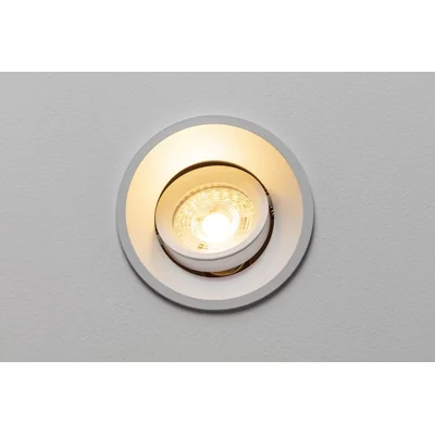 SALTO RECESSED CEILING LIGHT, IP20, ROUND, WHITE