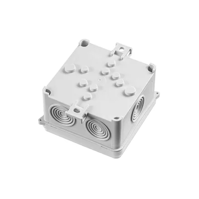 Samosvorný nástěnný box 88x88x58mm IP54 šedá