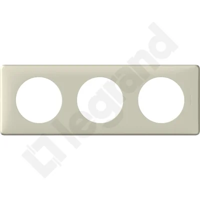 Sand color three-module frame