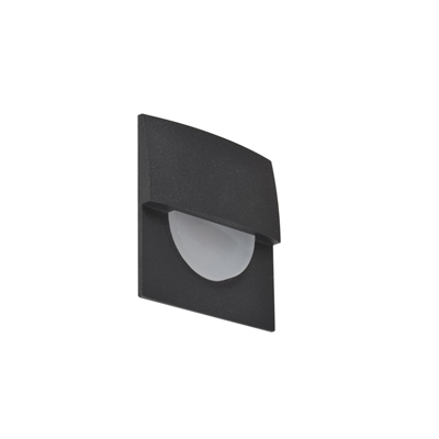 SANE FL 60 Black recessed staircase lamp