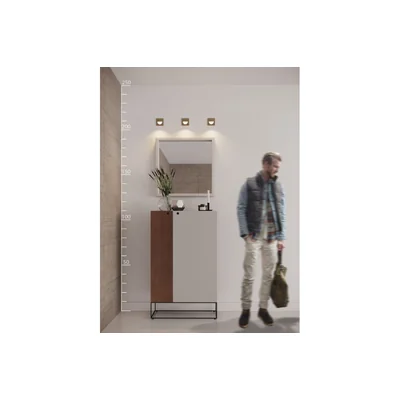 SANE FL 60 Zápustná schodišťová lampa, bílá