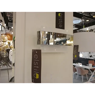 Sania 1 Lampada da parete cromata