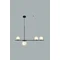 SANTANDER Lampa wisząca poczwórna 100cm 5W G9 IP20 czarna