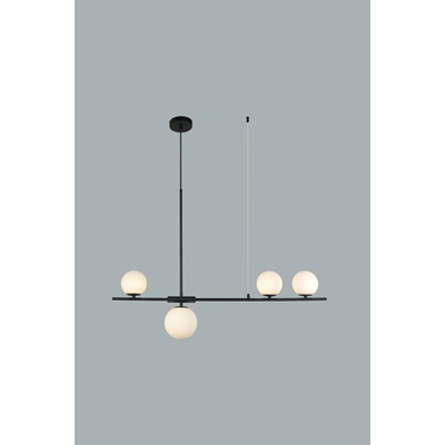 SANTANDER Quadruple pendant lamp 100cm 5W G9 IP20 black