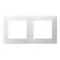 SAPPHIRE Cadre double, blanc