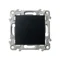 SAPPHIRE Interruttore unipolare, nero metallizzato