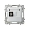 SAPPHIRE Prise d'antenne simple de type F, blanche