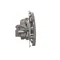 SAT-SAT-RTV double end satellite antenna socket (module) inox (metallic)