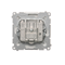 SAT-SAT-RTV double end satellite antenna socket (module) white