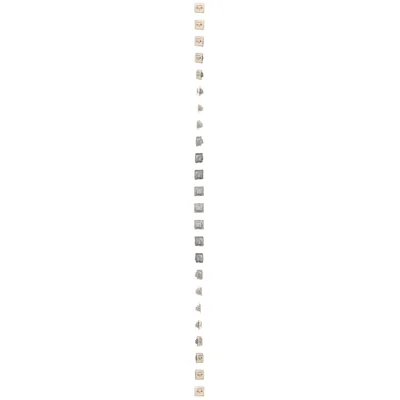 SAT-SAT-RTV double terminal antenna socket (module) beige