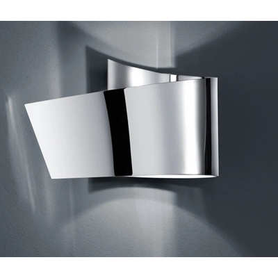 Satin bathroom wall lamp