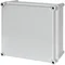 SB-33G Surface-mounted polyester housing with polyester mounting plate, gray cover