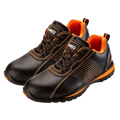 SB FO leather work shoes, steel toe, size 47