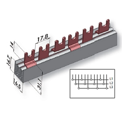 Sbarre isolate IZ10/3F/12