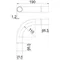 SBN25 G Pipe elbow without thread