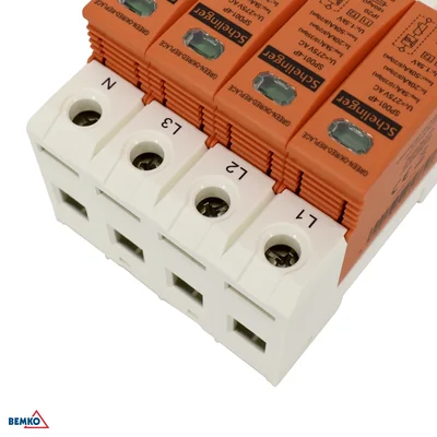 Scaricatore di sovratensione 4P 20kA(8/20) CLASSE T2 (C) SCHELINGER