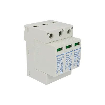 Scaricatore di sovratensione fotovoltaico 3P (T1+T2 CC) BY7-40 1000 V CC bianco