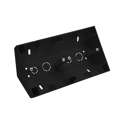 Scatola angolare a 2 moduli Simon 54 Premium WMDZ-302xxR-049 per montaggio a superficie, adatta a telai PREMIUM; nera