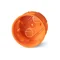 Scatola da incasso con coperchio Z70KF fi70mm, placca arancione