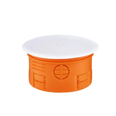 Scatola da incasso con coperchio Z80KF fi80mm arancio